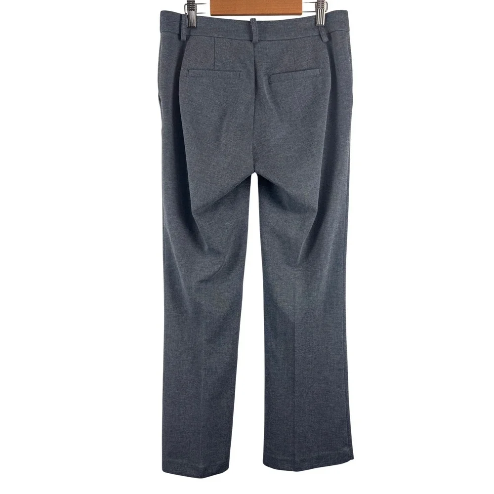 Kut from the‎ Kloth Dress Pants Womens 4 Gray SB10302 Straight Leg Mid Rise Work